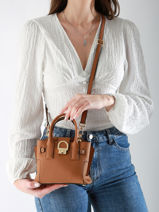 Crossbody Bag Xs Equestre Leather Etrier Beige equestre EEQT142X-vue-porte