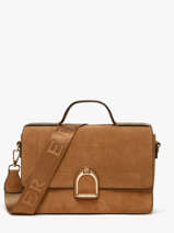 Sac Bandouli�re M Altesse Suede Etrier Beige altesse suede EASU048M