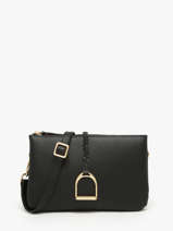Crossbody Bag Torsade Leather Etrier Black torsade ETOS0142