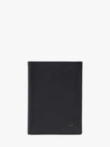 Wallet With Coin Purse Madras Leather Etrier Blue madras EMAD5016