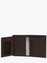 Wallet With Coin Purse Madras Leather Etrier Brown madras EMAD5016-vue-porte
