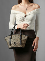 Crossbody Bag Camargue Leather Etrier Black camargue ECAM168S-vue-porte