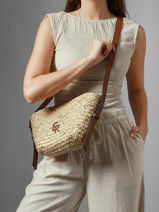 Sac Bandouli�re Shetland Etrier Beige shetland ESHE168S-vue-porte