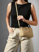 Shoulder Bag Equestre Leather Etrier Beige equestre EEQT0143-vue-porte