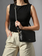 Shoulder Bag Tradition Leather Etrier Black tradition ETRA141M-vue-porte