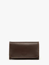 Porte-monnaie Oil Cuir Etrier Marron oil EOIL650