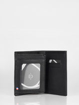 Wallet With Card Holder Madras Leather Etrier Black madras EMAD748-vue-porte