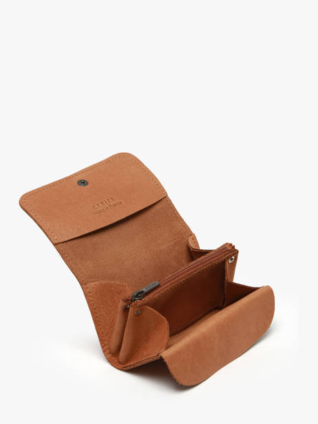 Porte-monnaie Cuir Etrier Marron oil EOIL650 vue secondaire 1