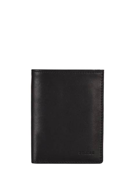 Wallet Leather Etrier Black oil EOIL748